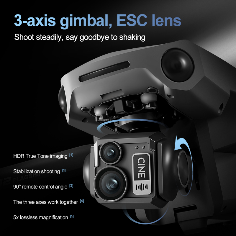 8K 3 Axis Gimbal Brushless 7.2 - Drone Gps Mount บทวิจารณ์และราคา