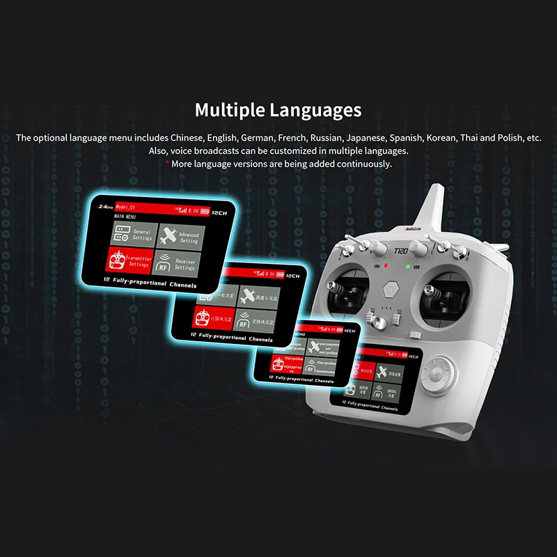 RadioLink T12D 12-Channel 2.4G - Drone Receiver บทวิจารณ์และราคา