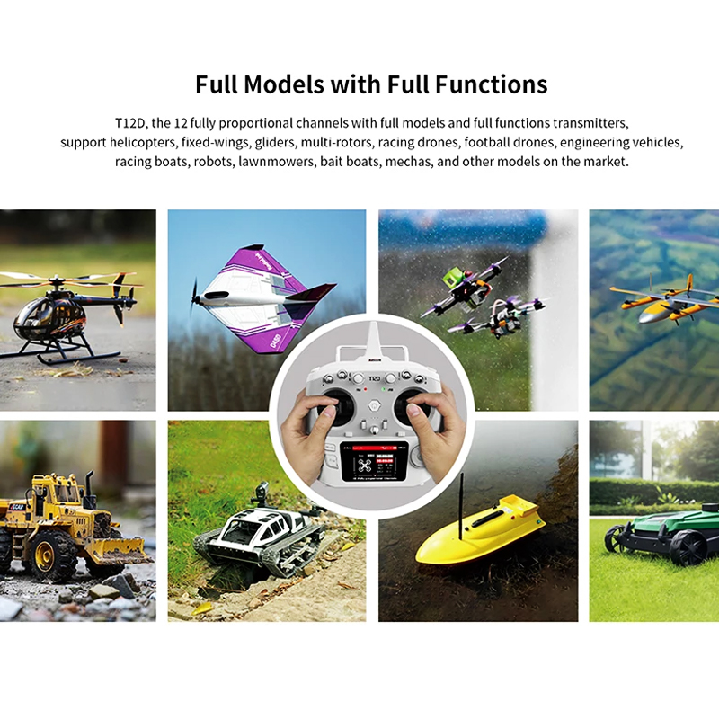 RadioLink T12D 12-Channel 2.4G - Drone Receiver บทวิจารณ์และราคา