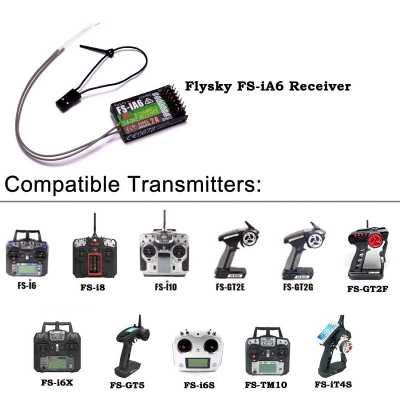 Flysky FS-IA6 Receiver 6CH Dua - Drone Antenna บทวิจารณ์และราคา