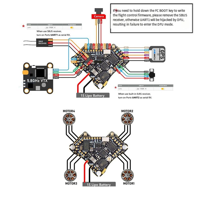 FBIL-F435 NEO 1S AIO Flight Co - Drone Flight Controller บทวิจารณ์และราคา