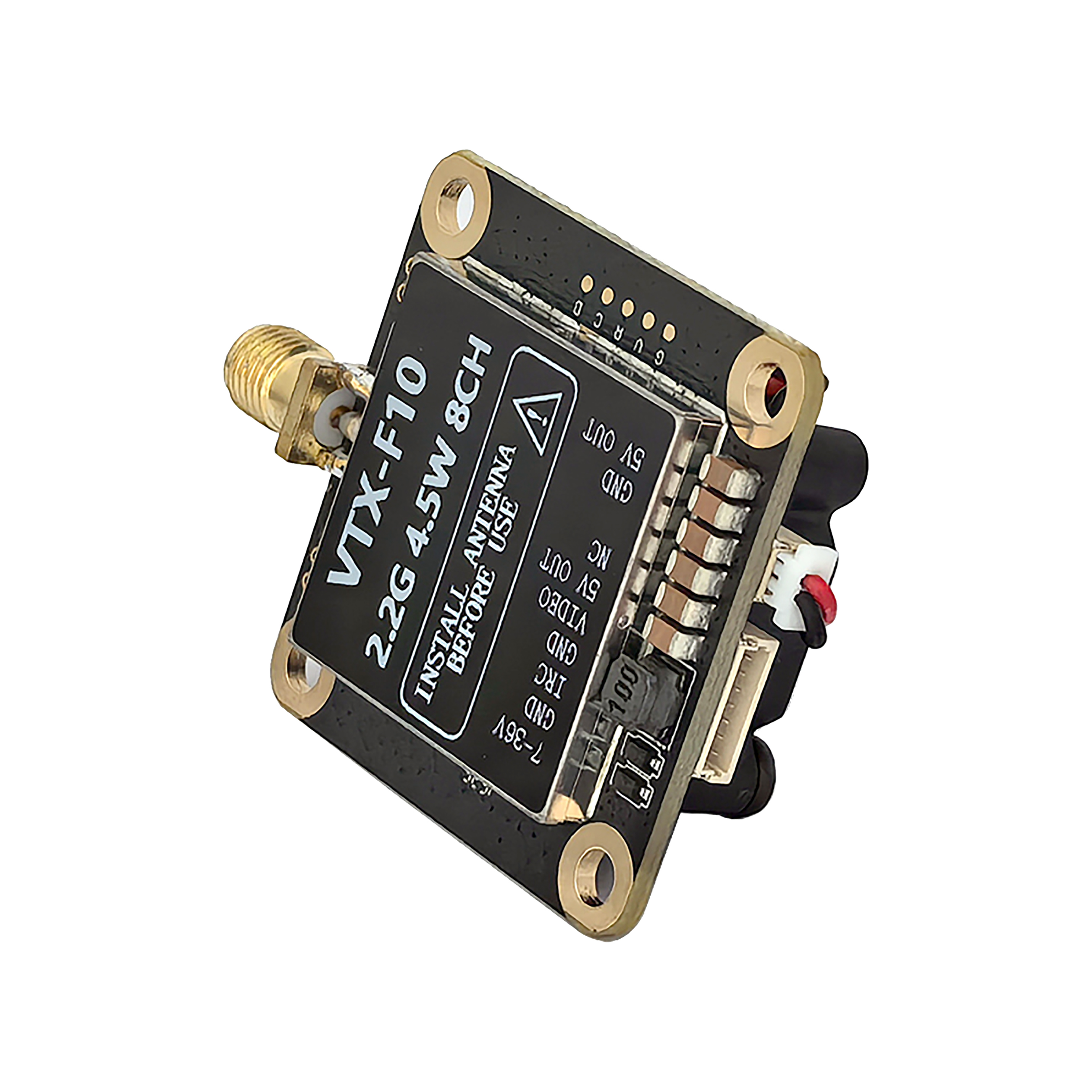 2.0-2.2G 4.5W VTX 8CH FPV Vide - Drone Transmitter บทวิจารณ์และราคา