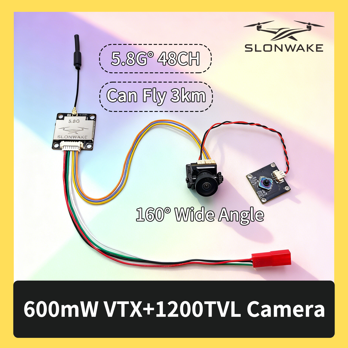 SLONWAKE 5.8G 600mW 7-24V FPV  - Drone Transmitter บทวิจารณ์และราคา