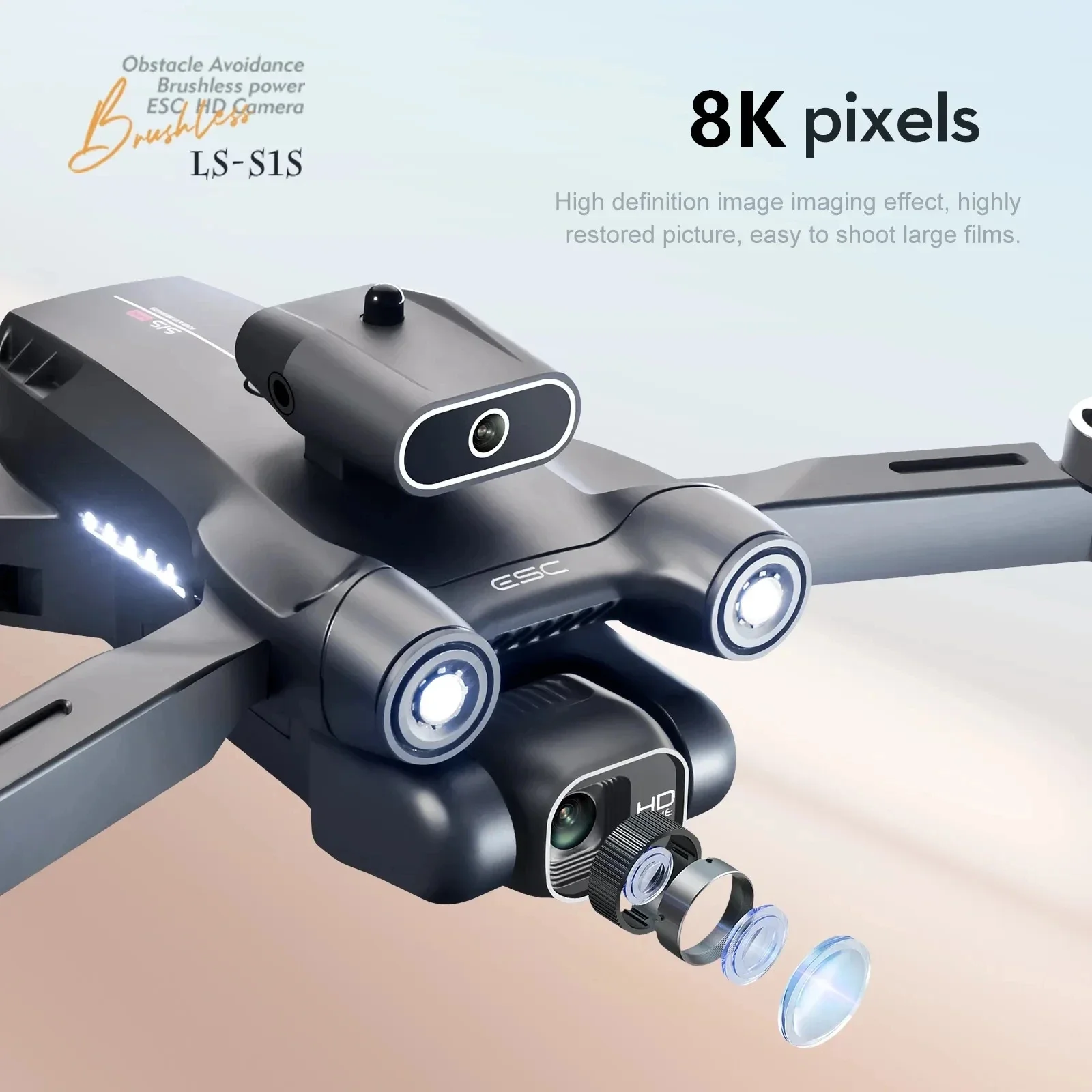 New S1S 5G GPS Drone Camera 8K - Drone Gps Mount บทวิจารณ์และราคา