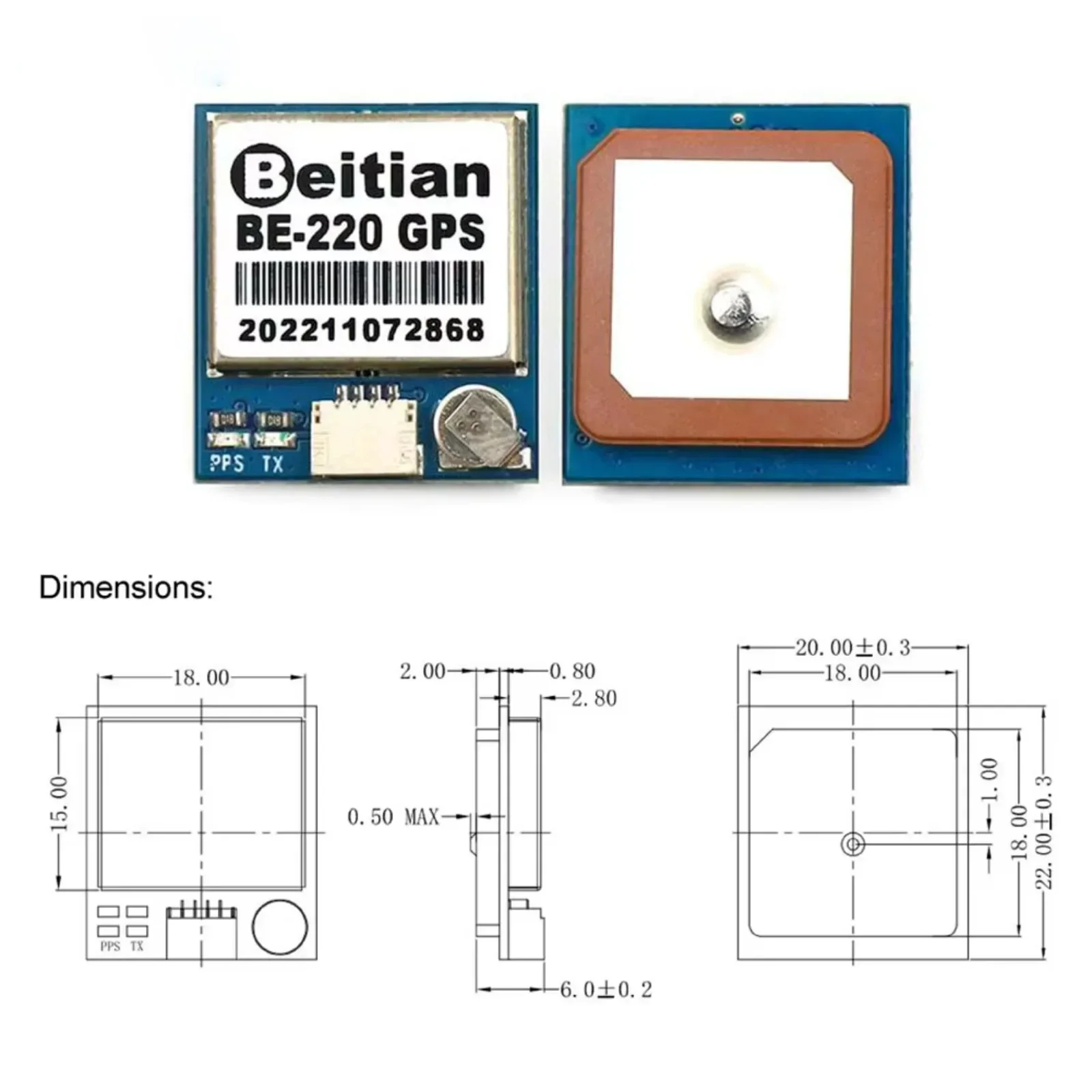 BE-220 M10050 Ultra-Low Power  - Drone Gps Module บทวิจารณ์และราคา