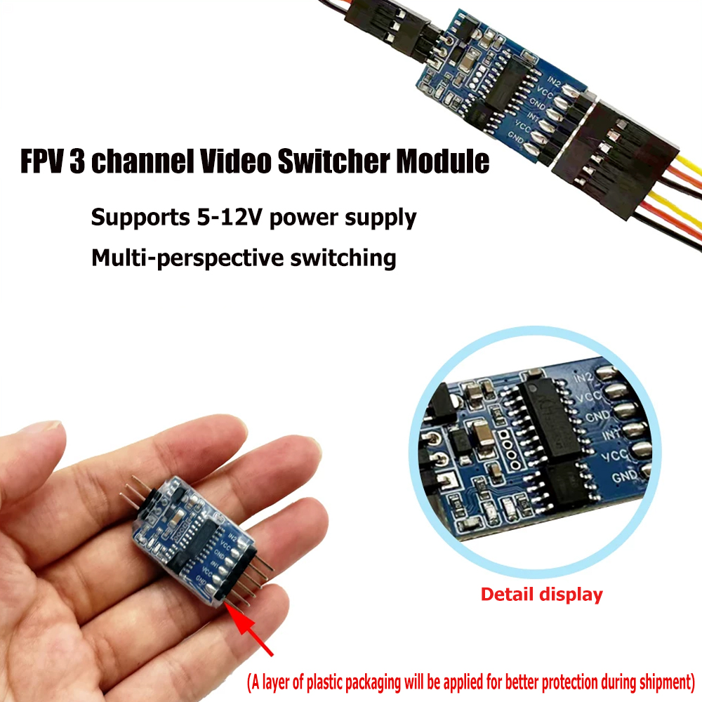 5.8G 3 Channel Video Switcher  - Drone Camera บทวิจารณ์และราคา