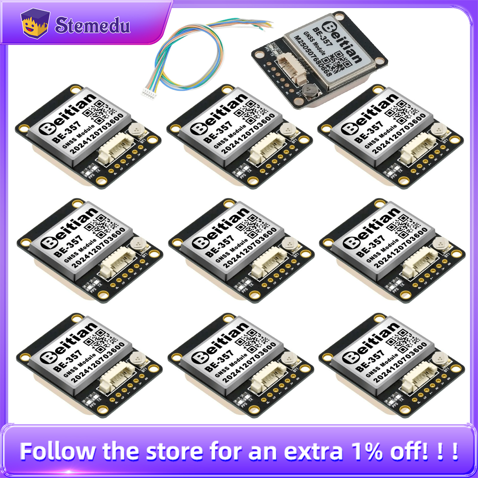 10PCS/LOT Beitian BE-357 BE357 - Drone Gps Module บทวิจารณ์และราคา