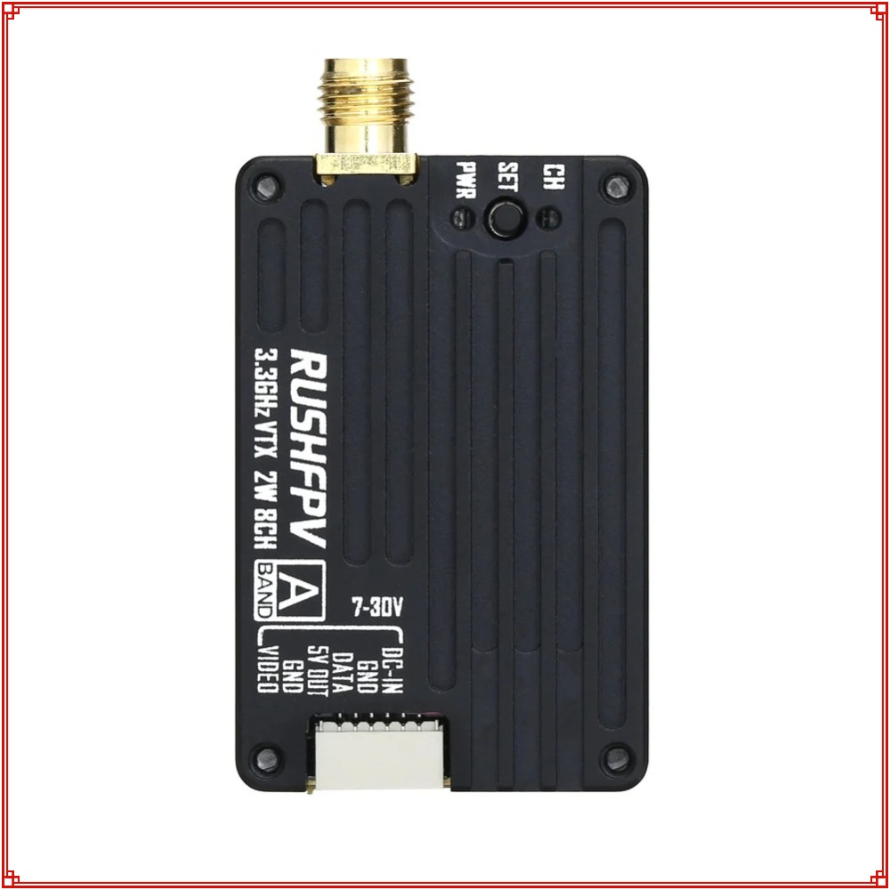 2026 New RUSHFPV 3.3G 2W VTX T - Drone Transmitter บทวิจารณ์และราคา