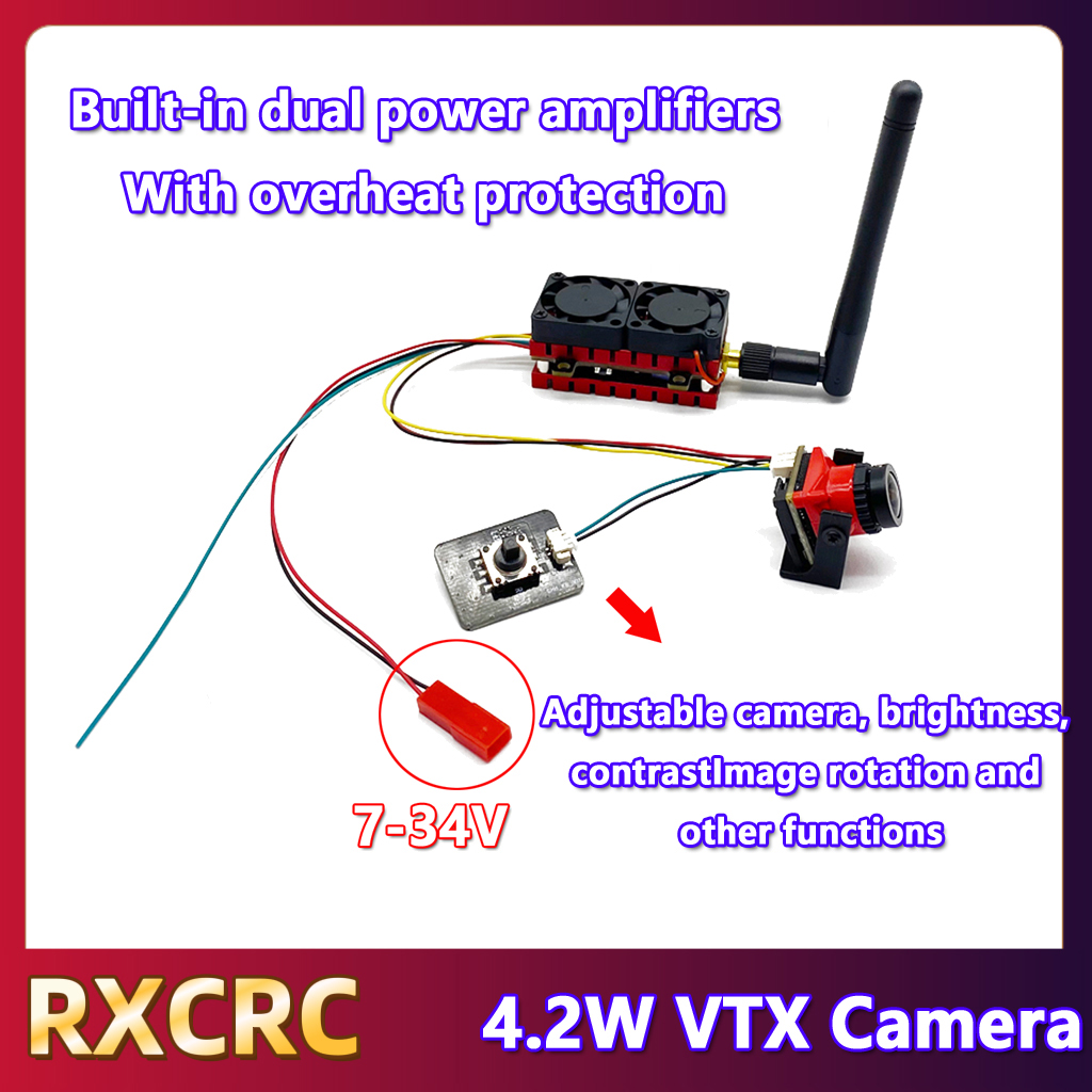 RXCRC 5.8G 48CH 4.2W High Powe - Drone Transmitter บทวิจารณ์และราคา
