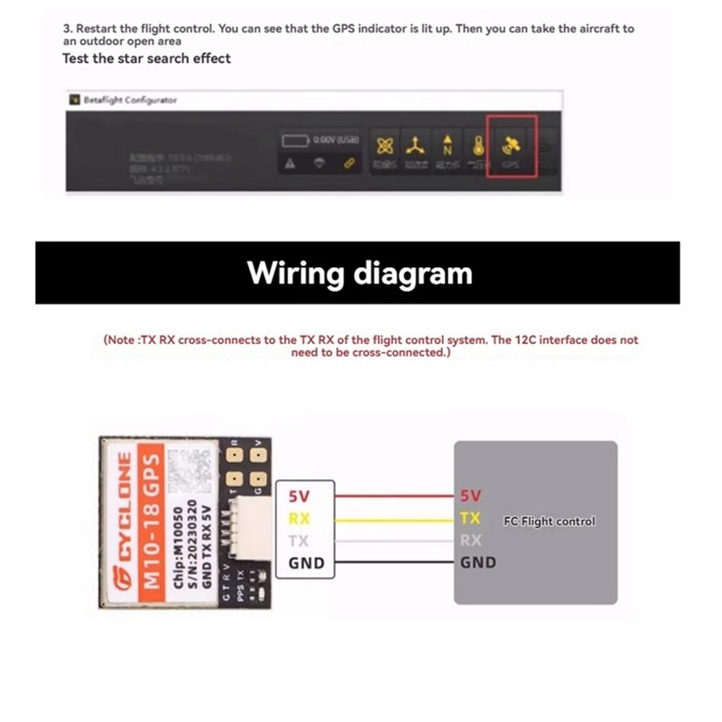 SQPP-M1018 M10 GPS Module With - Drone Compass บทวิจารณ์และราคา