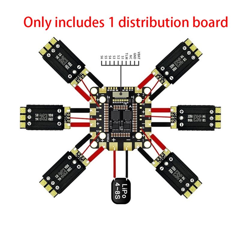 【CYBER MONDAY】1 Pc PDB600A 8S  - Drone Power Distribution Board บทวิจารณ์และราคา