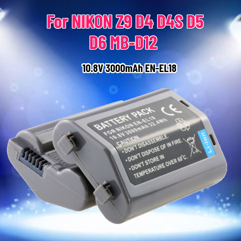 10.8V 3000mAh EN-EL18 EN-EL18A - Drone Camera บทวิจารณ์และราคา