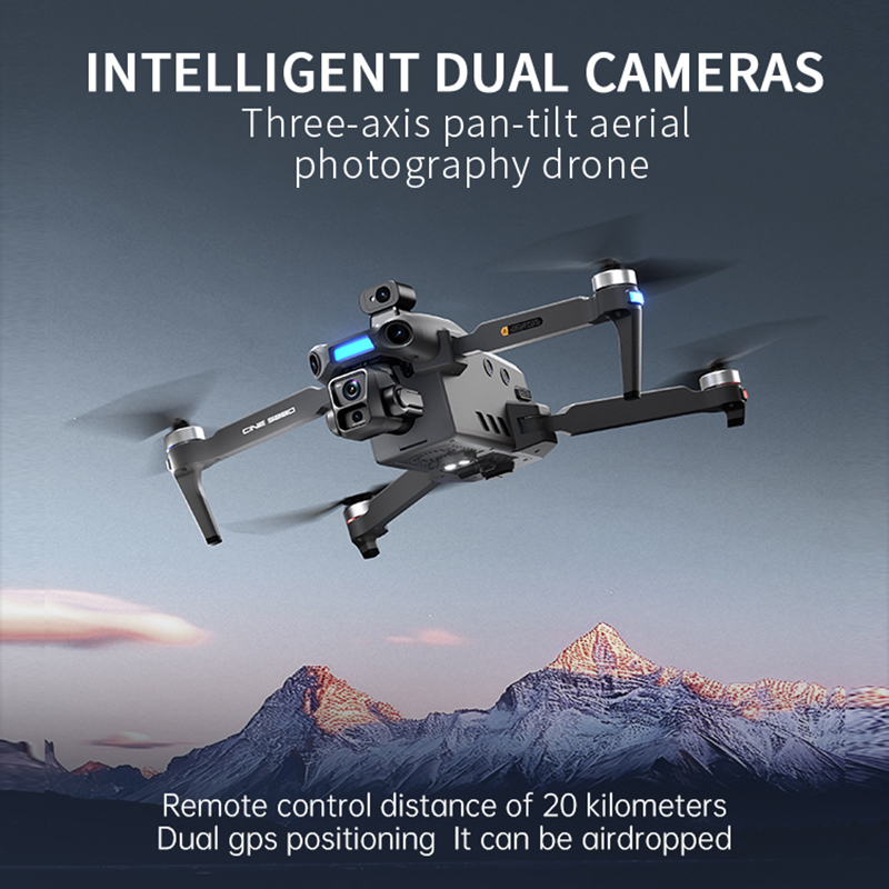 2026 New 8K Dual Camera Drone  - Drone Gps Mount บทวิจารณ์และราคา