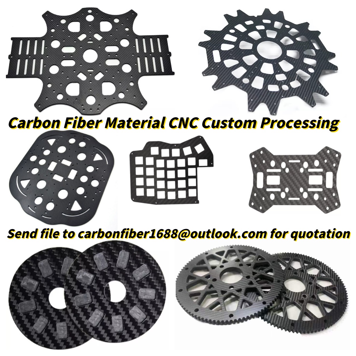 Carbon Fiber Sheet Plate Proce - Drone Arm บทวิจารณ์และราคา