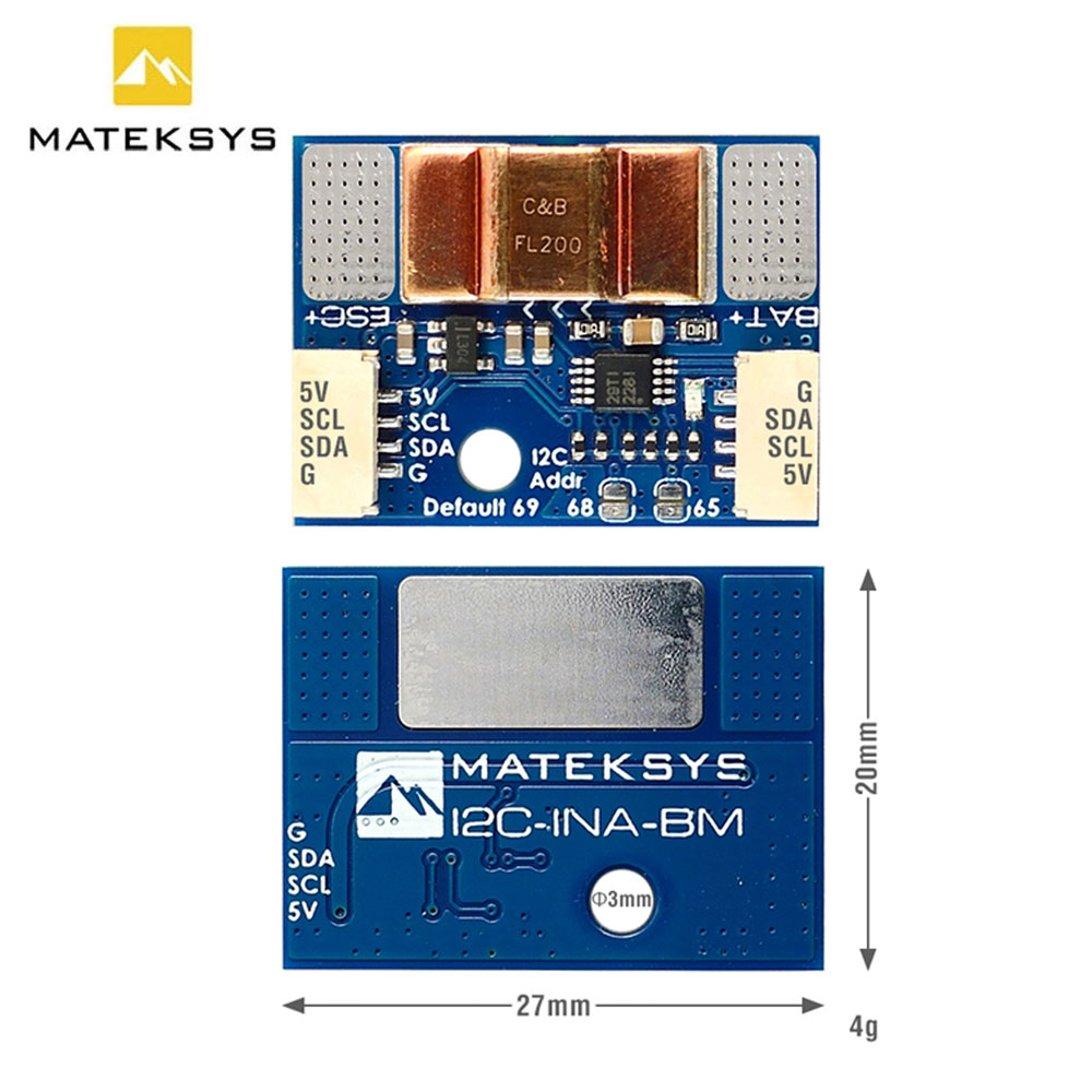 MATEK Mateksys I2C-INA-BM ULTR - Drone Power Distribution Board บทวิจารณ์และราคา