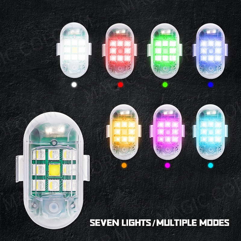 2PCS Wireless LED Strobe Light - Drone Led Light บทวิจารณ์และราคา
