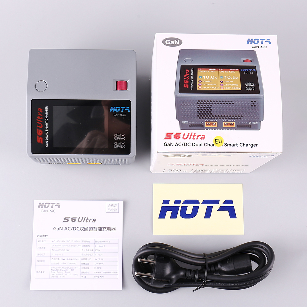 HOTA S6 Ultra Gallium Nitride  - Drone Charger บทวิจารณ์และราคา