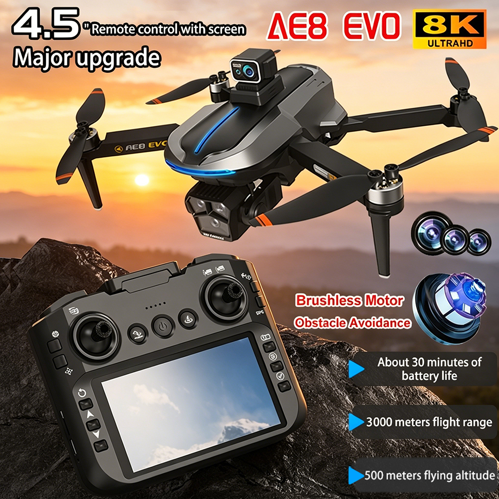 AE8 EVO Drone 4K Professional  - Drone Gps Module บทวิจารณ์และราคา