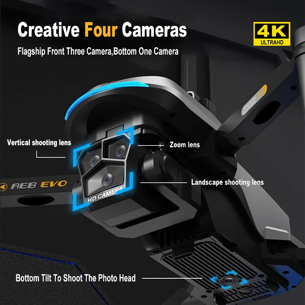 AE8 EVO Drone 4K Professional  - Drone Gps Module บทวิจารณ์และราคา
