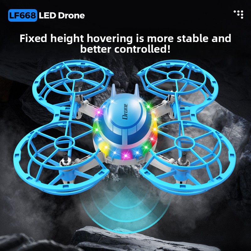 Mini RC Drone with LED Lights, - Drone Led Light บทวิจารณ์และราคา