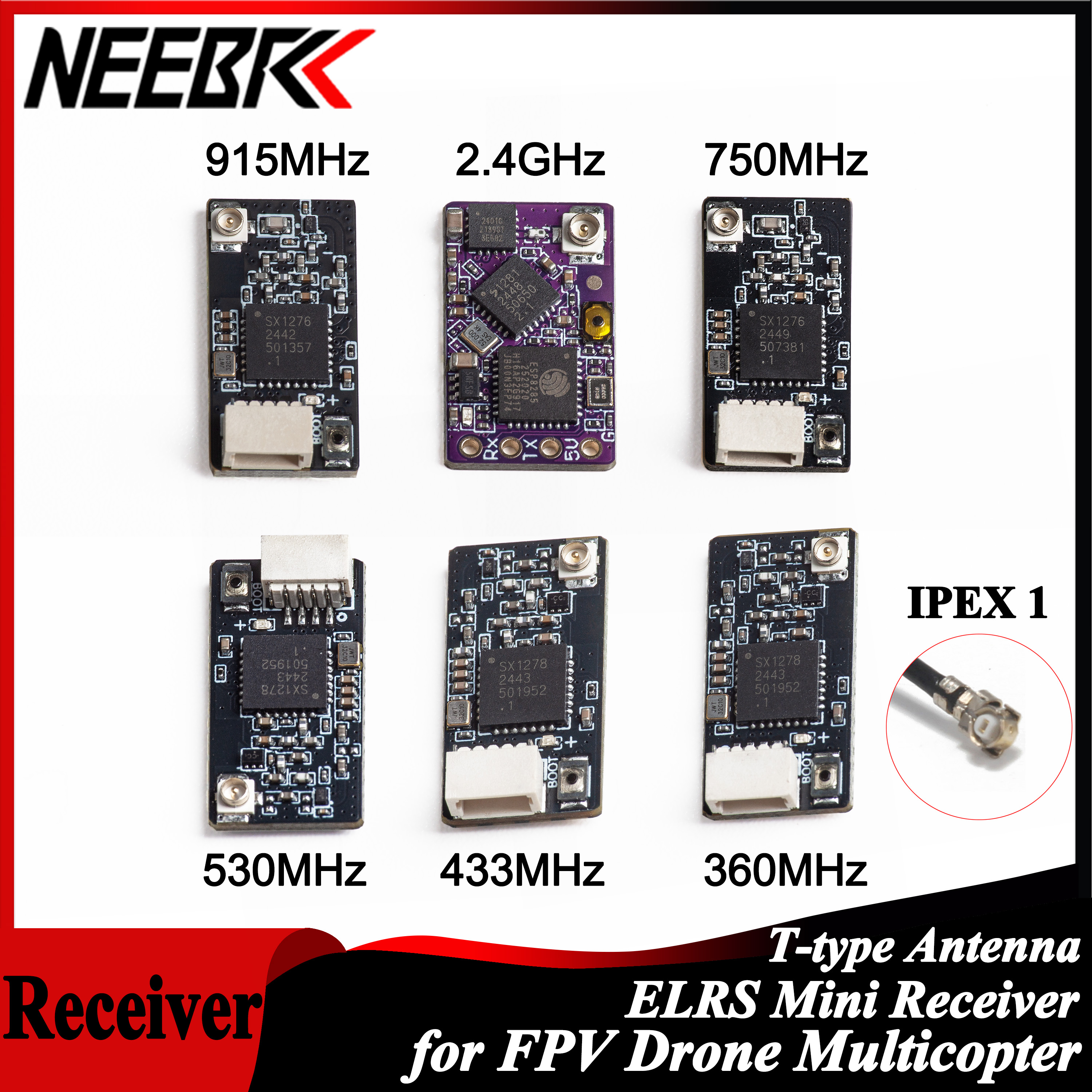 NEEBRC ELRS 2.4G/915Mhz/360Mhz - Drone Antenna บทวิจารณ์และราคา
