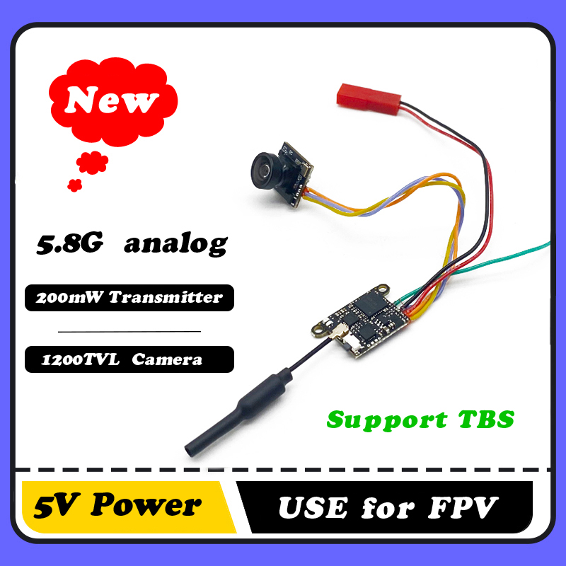SLONWAKE 5.8G 1200TVL FPV Came - Drone Transmitter บทวิจารณ์และราคา