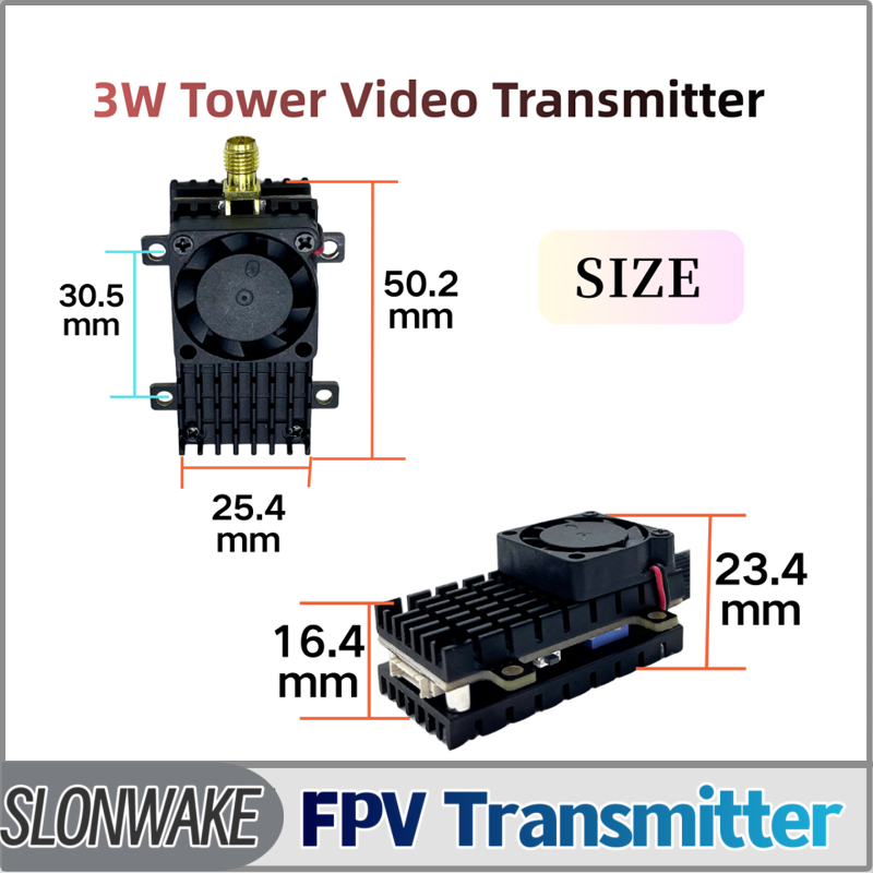 SLONWAKE 5.8G 3000mW Simulatio - Drone Transmitter บทวิจารณ์และราคา