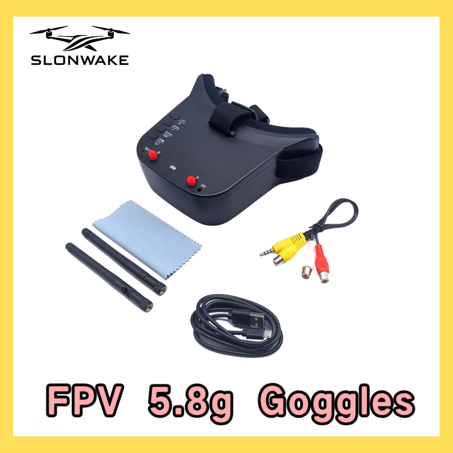 SLONWAKE 5.8G 48CH FPV 400mw V - Drone Transmitter บทวิจารณ์และราคา