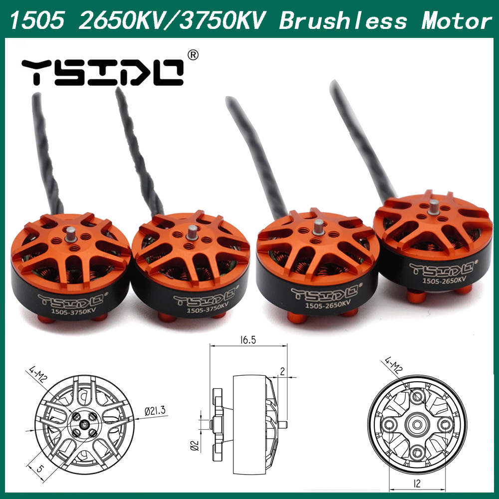 4PCS YSIDO 1505 2650KV 3750KV  - Drone Compass บทวิจารณ์และราคา