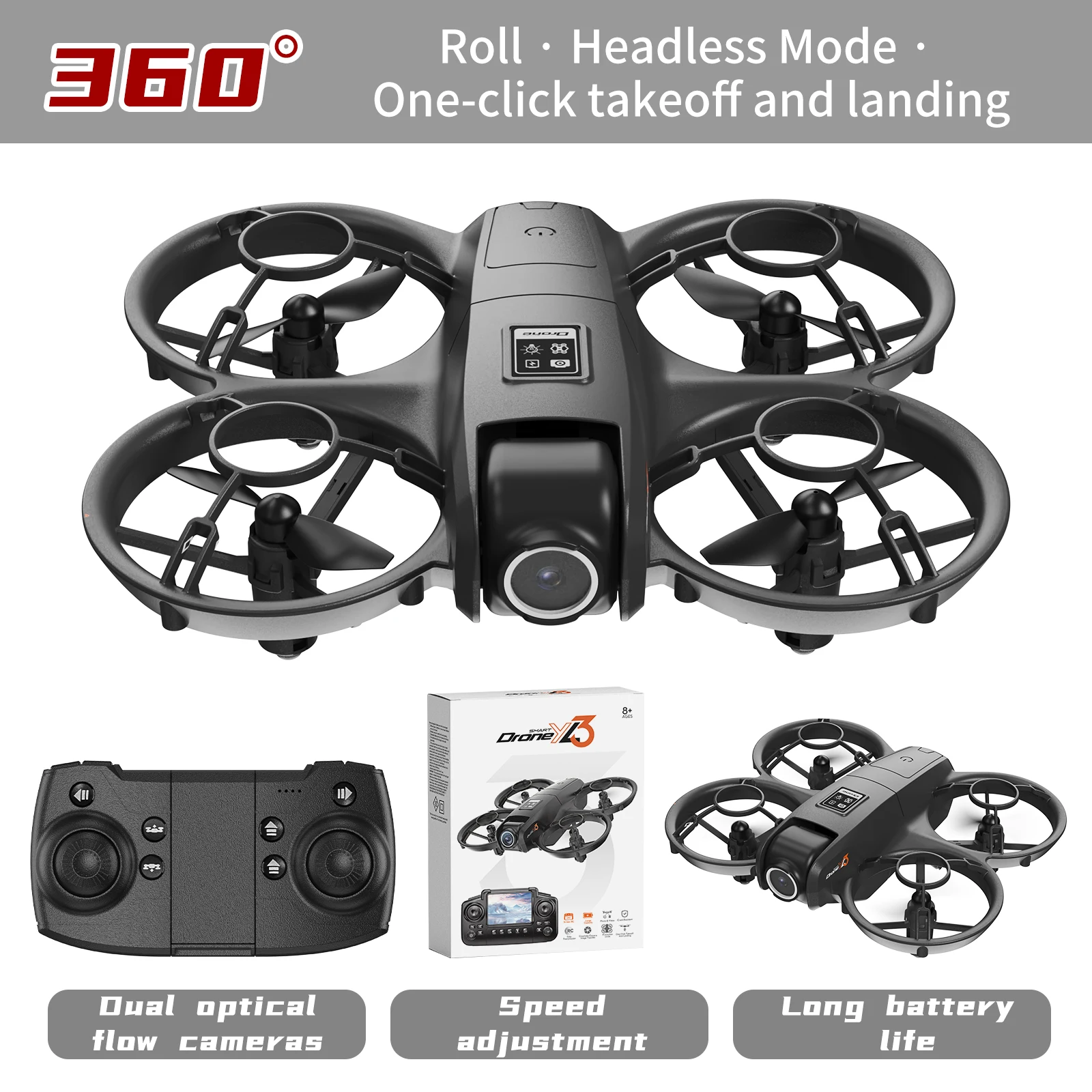 New YL3 RC Drone 8K 1080P Wide - Drone Gps Mount บทวิจารณ์และราคา