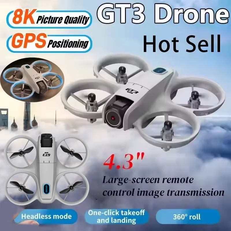 GT3 Drone 8K HD Dual Cameras G - Drone Gps Module บทวิจารณ์และราคา
