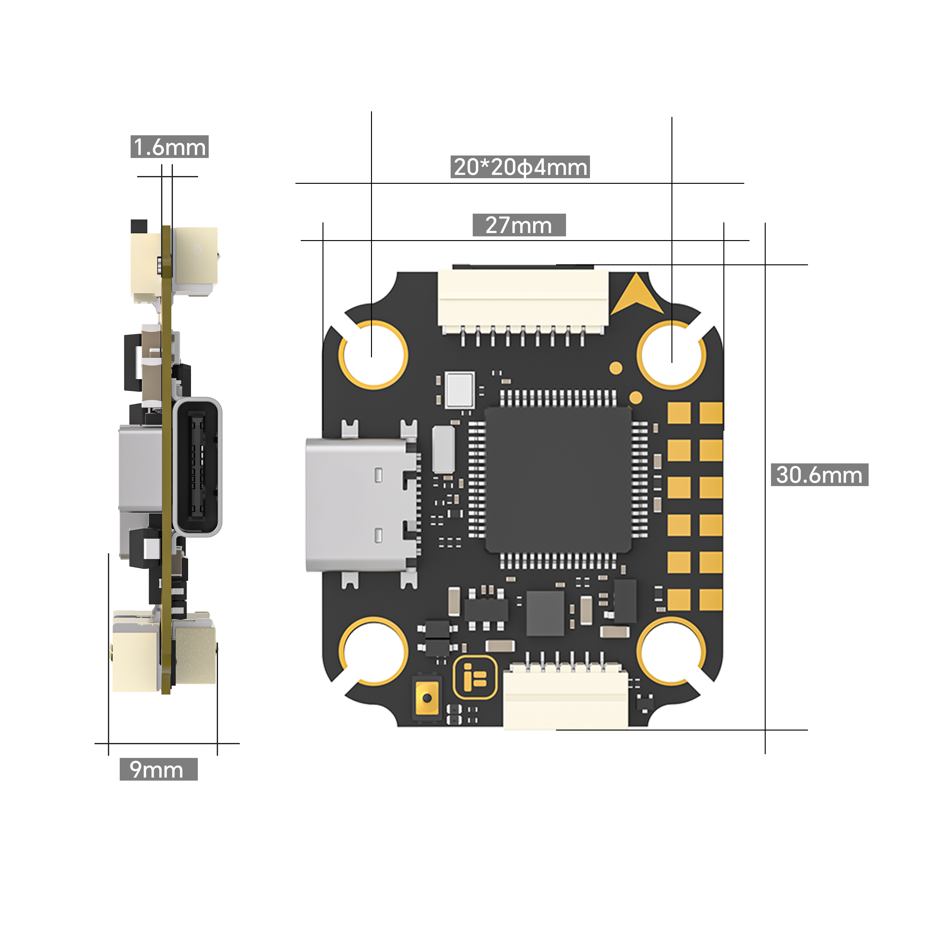 iFlight Borg F7 Mini Stack Fli - Drone Flight Controller บทวิจารณ์และราคา