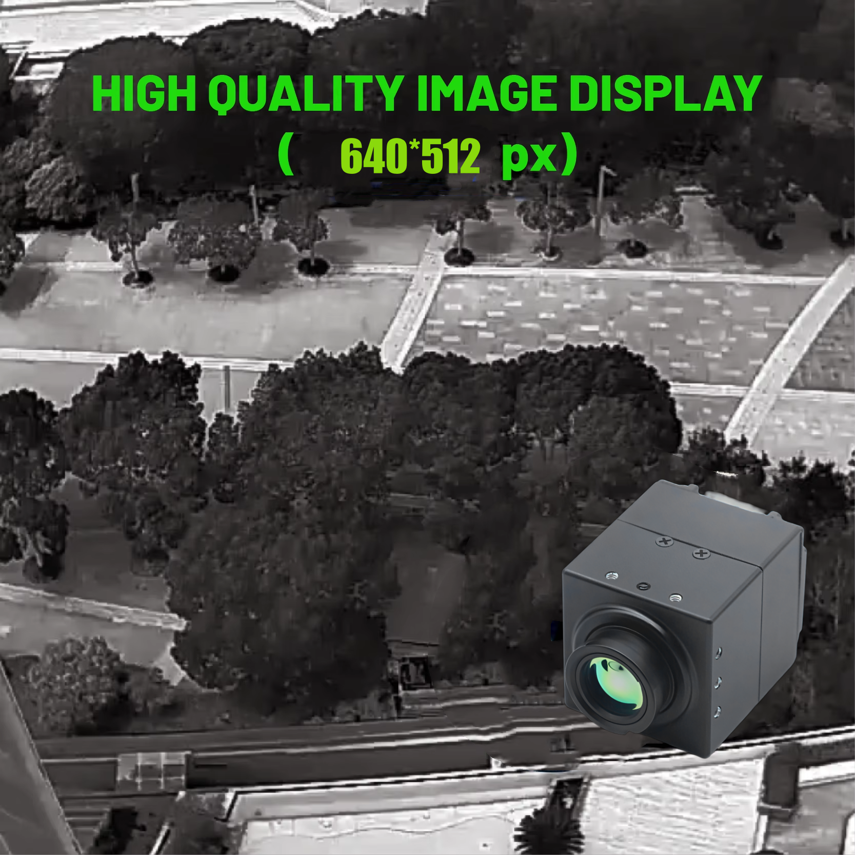 Uncooled 640x512 50Hz Radiomet - Drone Camera บทวิจารณ์และราคา