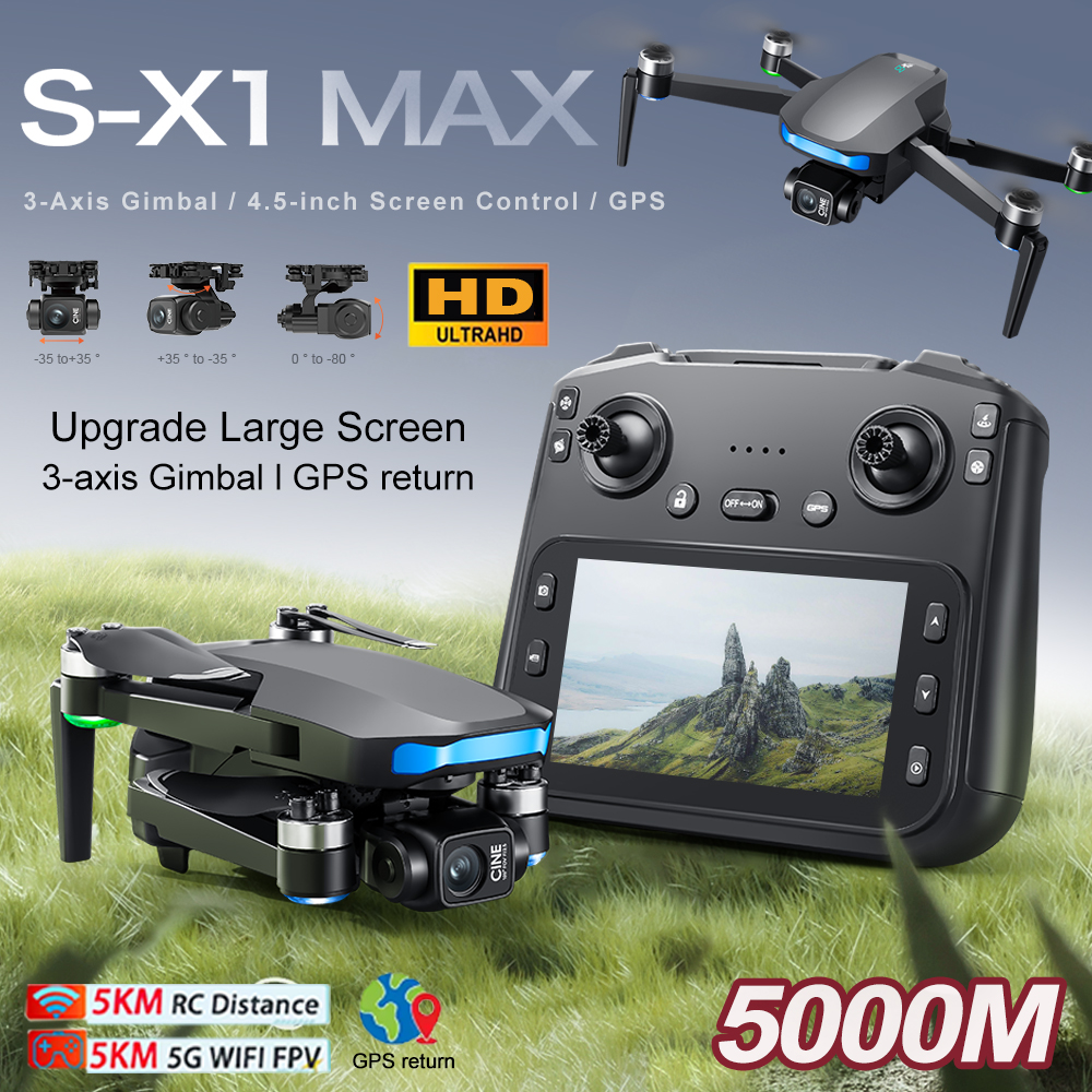 New S-X1 MAX Drone GPS 8K Prof - Drone Gps Mount บทวิจารณ์และราคา