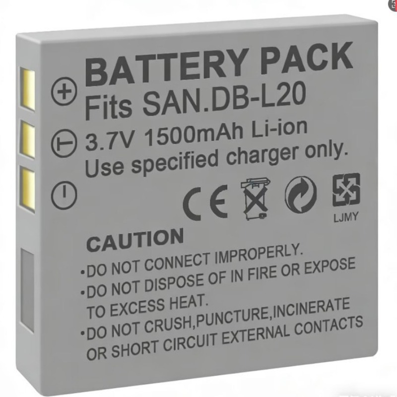 3.7V 1500mah DB-L20 Battery fo - Drone Camera บทวิจารณ์และราคา