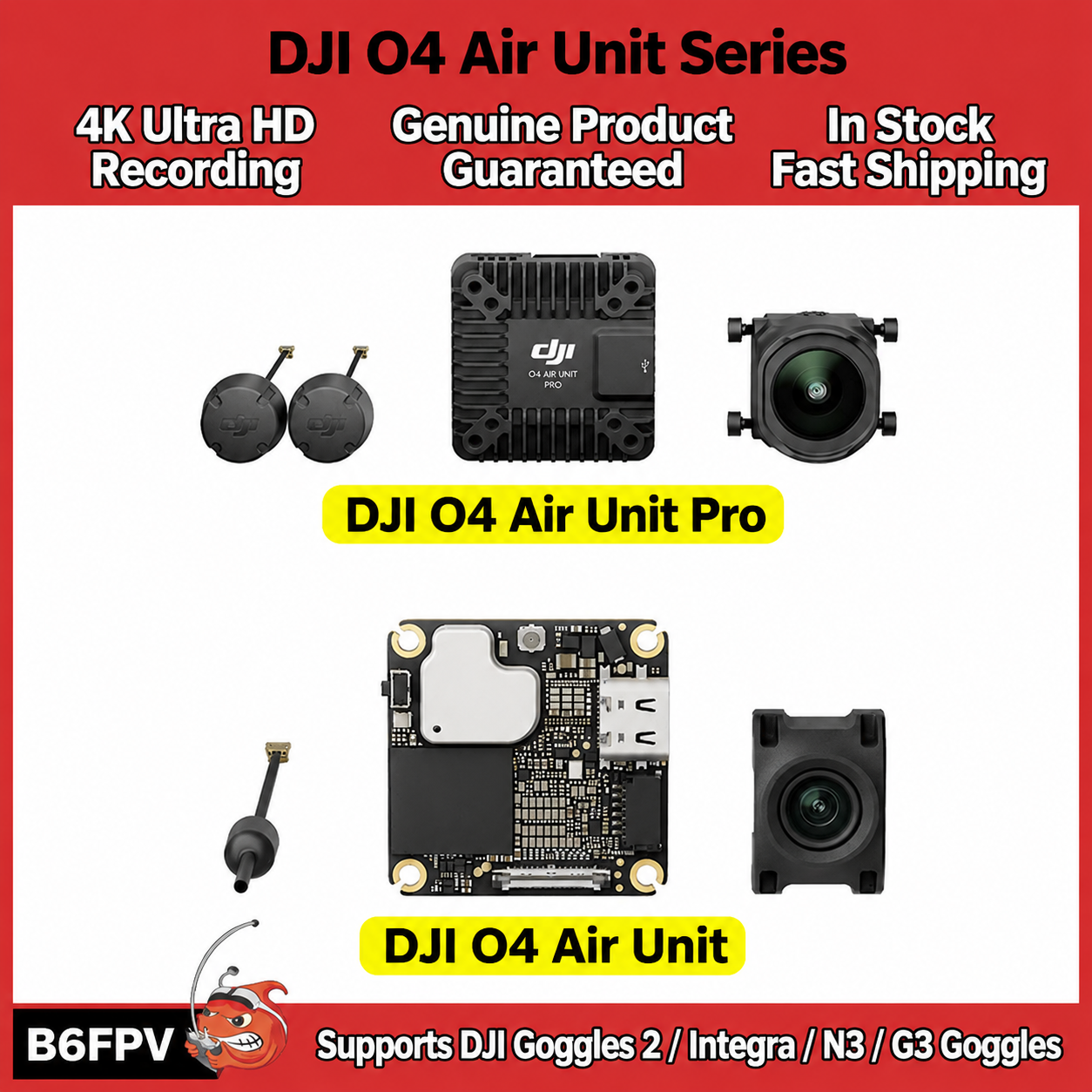 DJI O4 Air Unit Series Flagshi - Drone Camera บทวิจารณ์และราคา