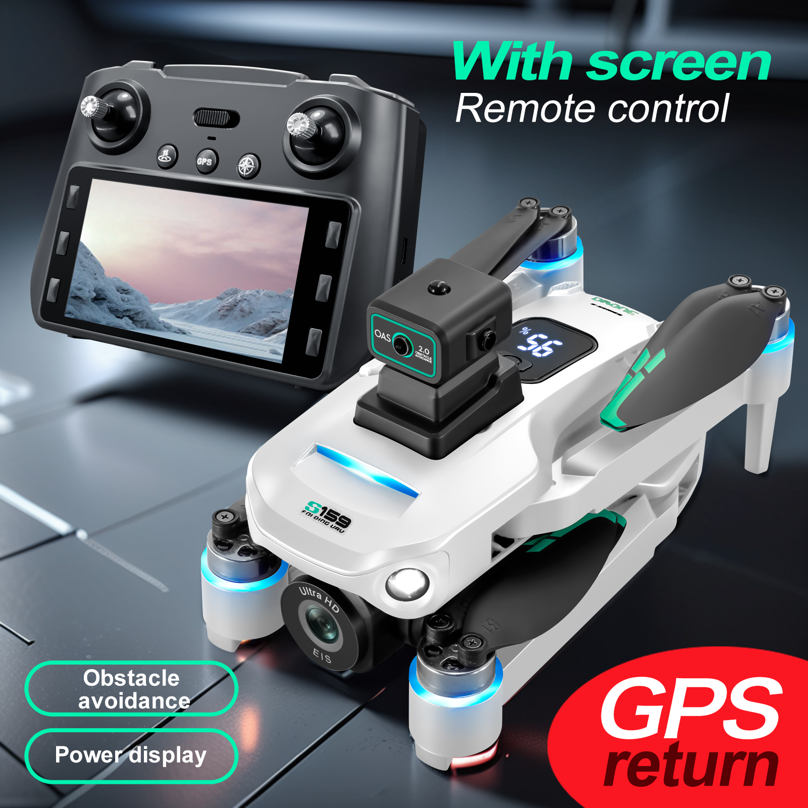 S159 GPS Drone 4K Profesional  - Drone Gps Mount บทวิจารณ์และราคา